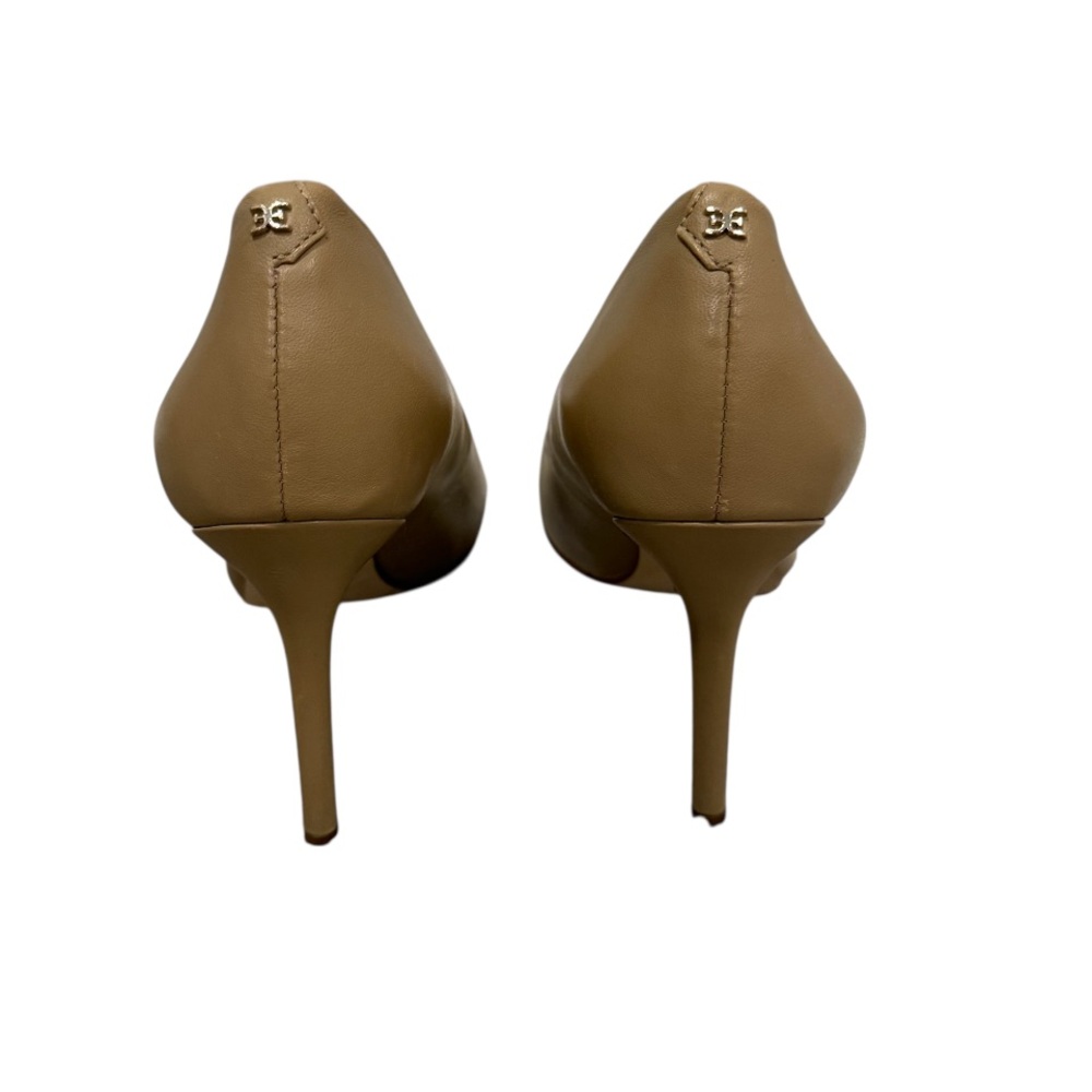 New Sam Edelman Hazel Pointed Toe Classic Beige Pumps - Picture 5 of 9